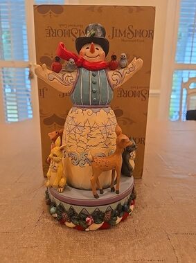Jim Shore "Kindness Warms The Winter " Snowman Figurine ORIGINAL BOX